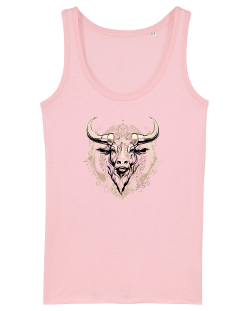 TAUR - SIMBOL PUTERE  arta ornamentala 2 Cotton Pink