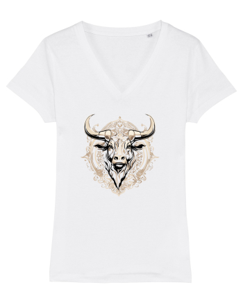 TAUR - SIMBOL PUTERE  arta ornamentala 2 White