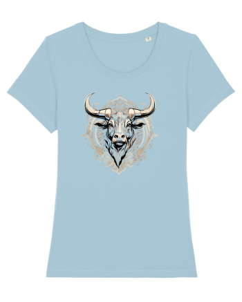 TAUR - SIMBOL PUTERE  arta ornamentala 2 Sky Blue