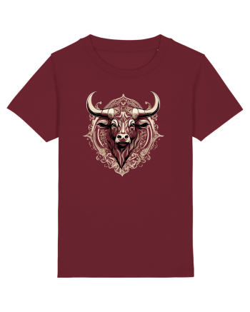 TAUR - SIMBOL PUTERE  arta ornamentala 2 Burgundy