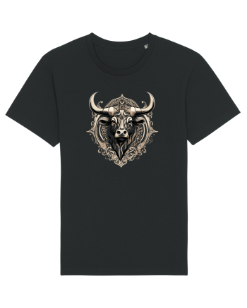 TAUR - SIMBOL PUTERE  arta ornamentala 2 Black