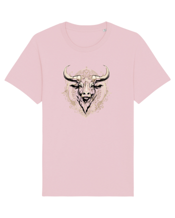 TAUR - SIMBOL PUTERE  arta ornamentala 2 Cotton Pink