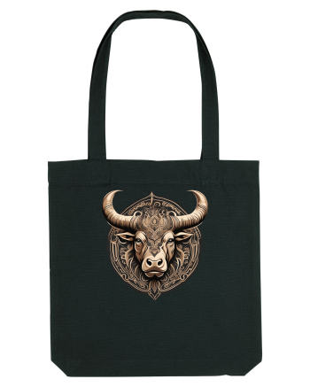 TAUR - SIMBOL PUTERE  arta ornamentala 3 Black