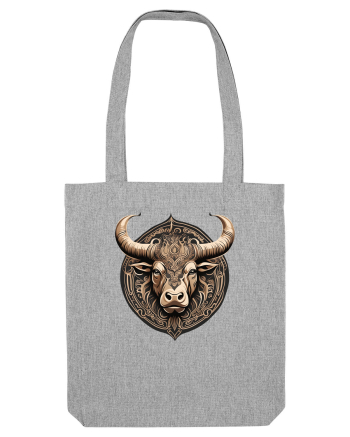 TAUR - SIMBOL PUTERE  arta ornamentala 3 Heather Grey