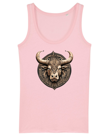 TAUR - SIMBOL PUTERE  arta ornamentala 3 Cotton Pink