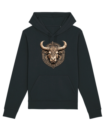TAUR - SIMBOL PUTERE  arta ornamentala 3 Black