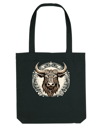 TAUR - SIMBOL PUTERE  arta ornamentala 4 Black