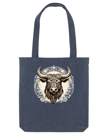 TAUR - SIMBOL PUTERE  arta ornamentala 4 Midnight Blue