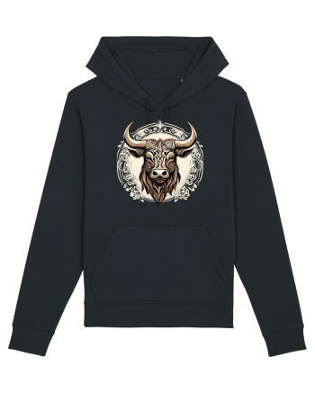 TAUR - SIMBOL PUTERE  arta ornamentala 4 Black