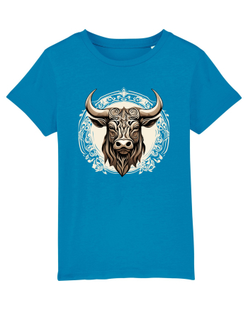 TAUR - SIMBOL PUTERE  arta ornamentala 4 Azur