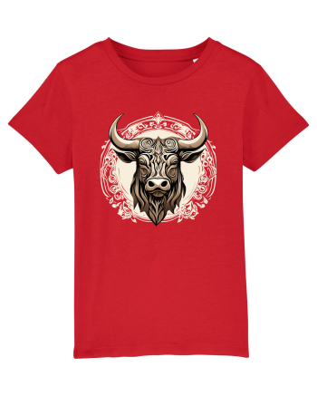 TAUR - SIMBOL PUTERE  arta ornamentala 4 Red