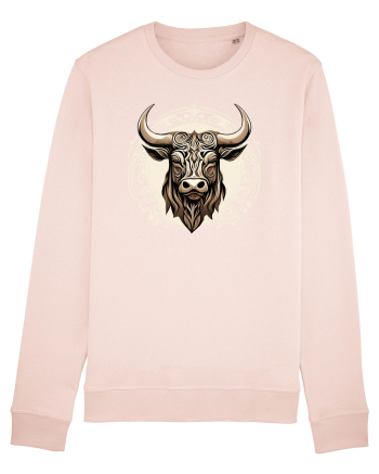 TAUR - SIMBOL PUTERE  arta ornamentala 4 Candy Pink