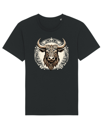 TAUR - SIMBOL PUTERE  arta ornamentala 4 Black