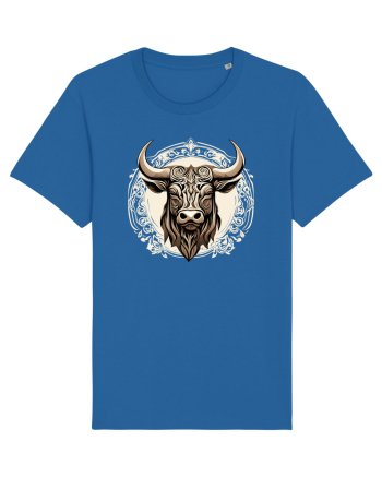 TAUR - SIMBOL PUTERE  arta ornamentala 4 Royal Blue
