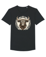TAUR - SIMBOL PUTERE  arta ornamentala 4 Tricou mânecă scurtă guler larg Bărbat Skater