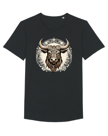 TAUR - SIMBOL PUTERE  arta ornamentala 4 Black