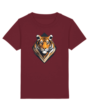 TIGRU - SIMBOL PUTERE   Burgundy