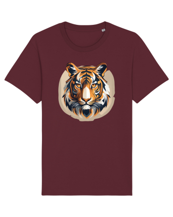 TIGRU - SIMBOL PUTERE  3 Burgundy