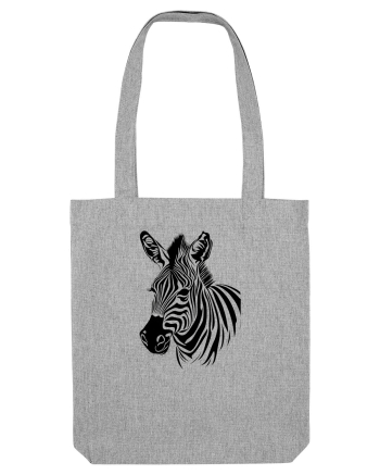 ZEBRA monocrom - alb / negru Heather Grey