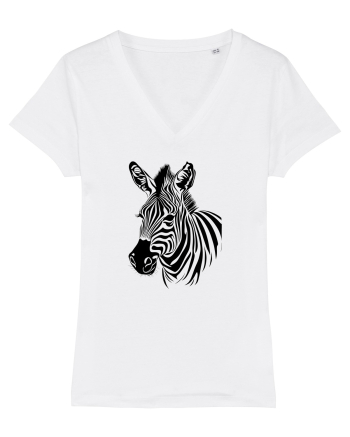 ZEBRA monocrom - alb / negru White