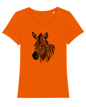 ZEBRA monocrom - alb / negru Bright Orange