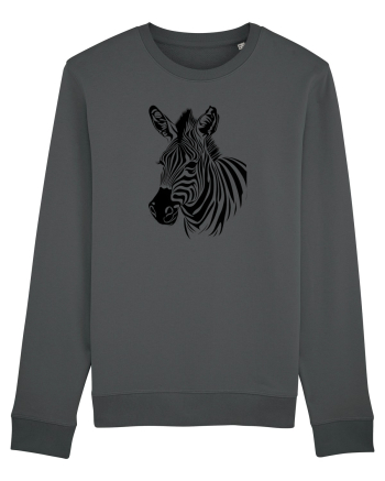 ZEBRA monocrom - alb / negru Anthracite