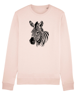 ZEBRA monocrom - alb / negru Bluză mânecă lungă Unisex Rise
