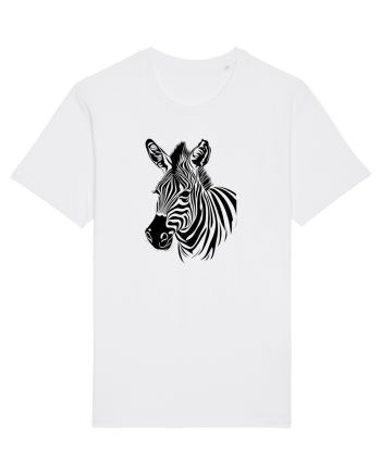 ZEBRA monocrom - alb / negru White