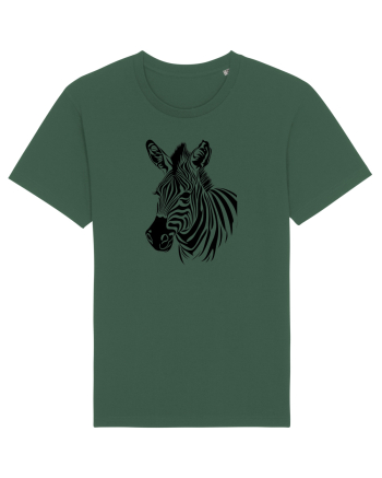 ZEBRA monocrom - alb / negru Bottle Green