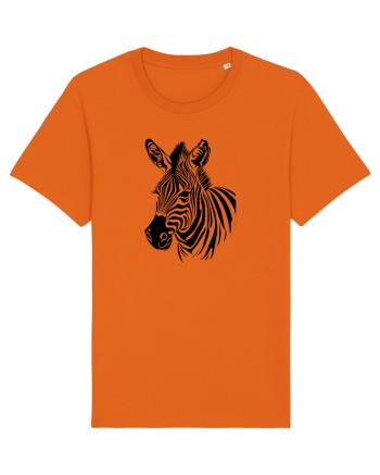 ZEBRA monocrom - alb / negru Bright Orange