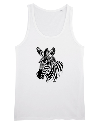 ZEBRA monocrom - alb / negru White