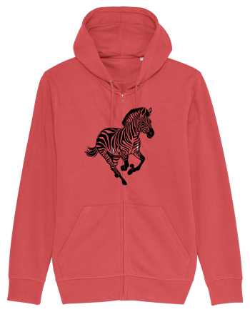 ZEBRA alergand  - monocrom - alb / negru Carmine Red