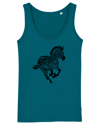 ZEBRA alergand  - monocrom - alb / negru Ocean Depth