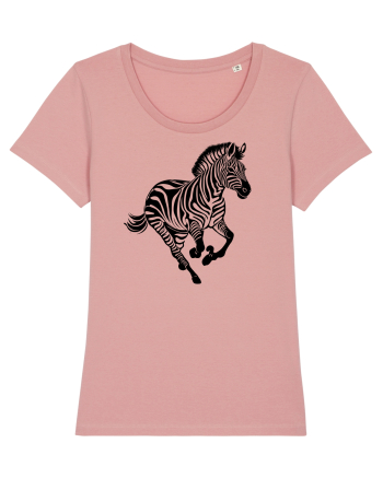 ZEBRA alergand  - monocrom - alb / negru Canyon Pink