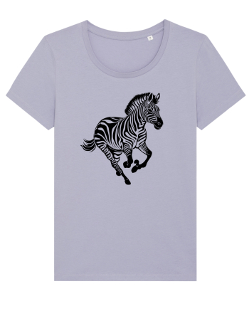 ZEBRA alergand  - monocrom - alb / negru Lavender