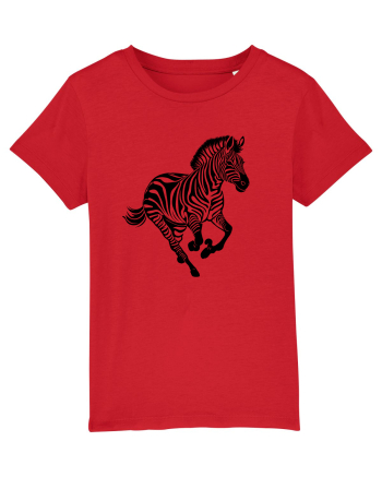 ZEBRA alergand  - monocrom - alb / negru Red
