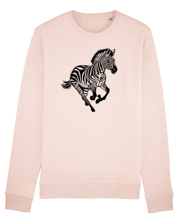 ZEBRA alergand  - monocrom - alb / negru Candy Pink