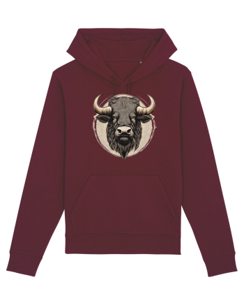 ZIMBRU 1 - arta ornamentala Burgundy
