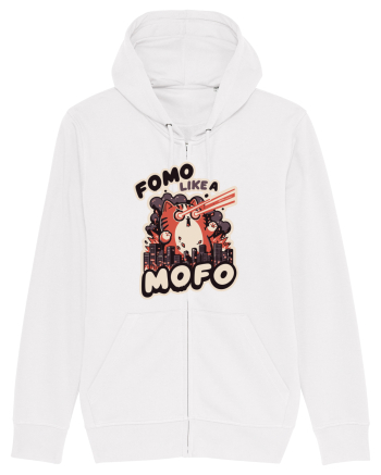 Fomo like a Mofo - Fluffy laser cat White