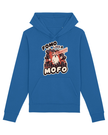 Fomo like a Mofo - Fluffy laser cat Royal Blue