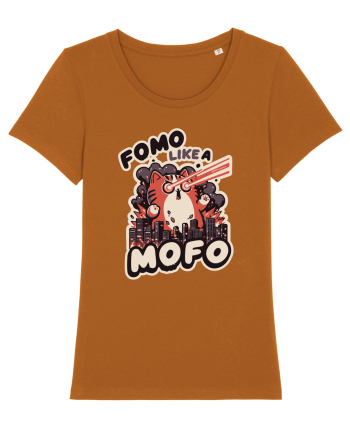 Fomo like a Mofo - Fluffy laser cat Roasted Orange