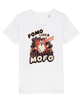 Fomo like a Mofo - Fluffy laser cat White