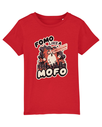 Fomo like a Mofo - Fluffy laser cat Red