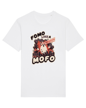 Fomo like a Mofo - Fluffy laser cat White