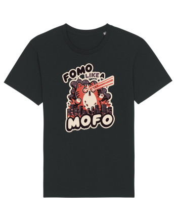 Fomo like a Mofo - Fluffy laser cat Black