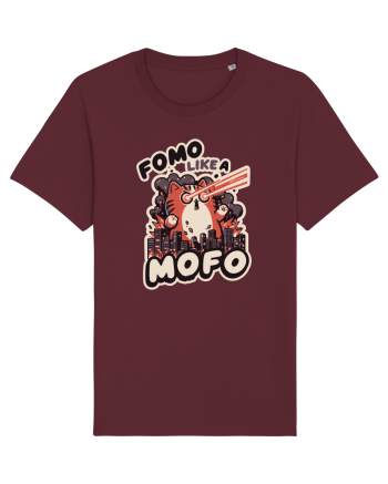 Fomo like a Mofo - Fluffy laser cat Burgundy
