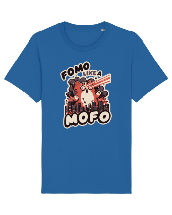 Fomo like a Mofo - Fluffy laser cat Royal Blue