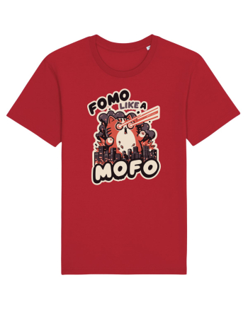 Fomo like a Mofo - Fluffy laser cat Red