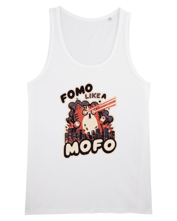 Fomo like a Mofo - Fluffy laser cat White