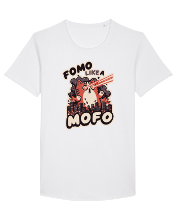 Fomo like a Mofo - Fluffy laser cat White